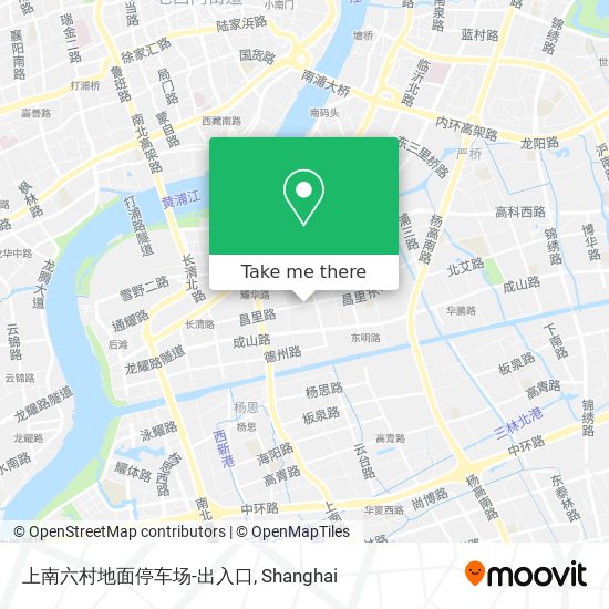 上南六村地面停车场-出入口 map