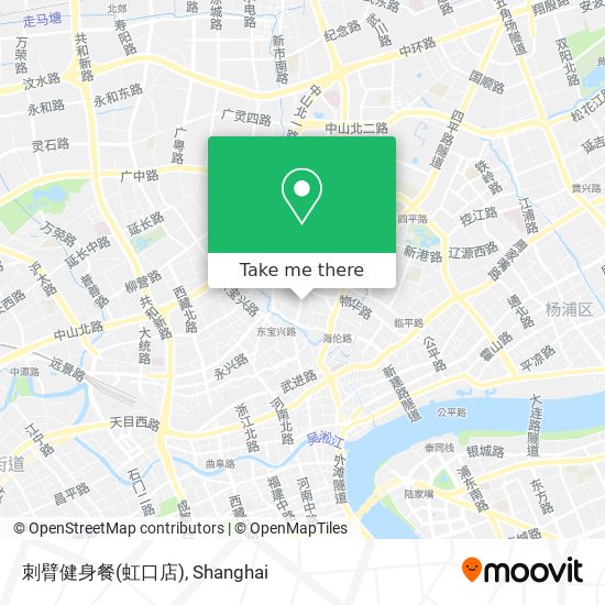 刺臂健身餐(虹口店) map