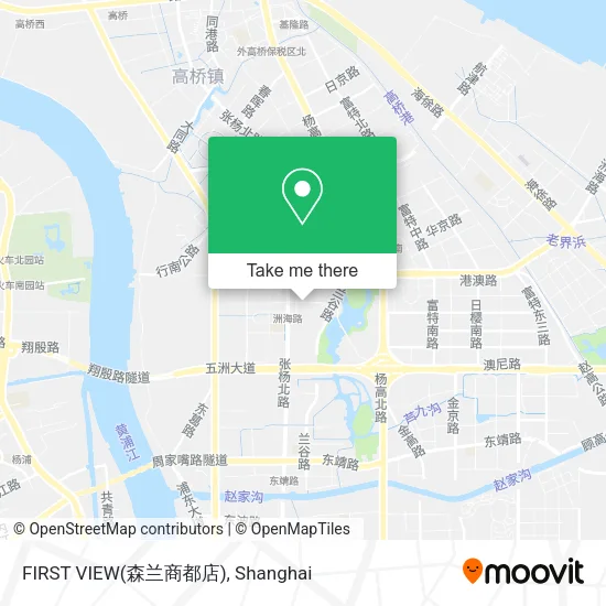 FIRST VIEW(森兰商都店) map
