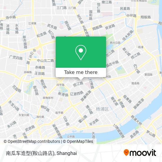 南瓜车造型(鞍山路店) map