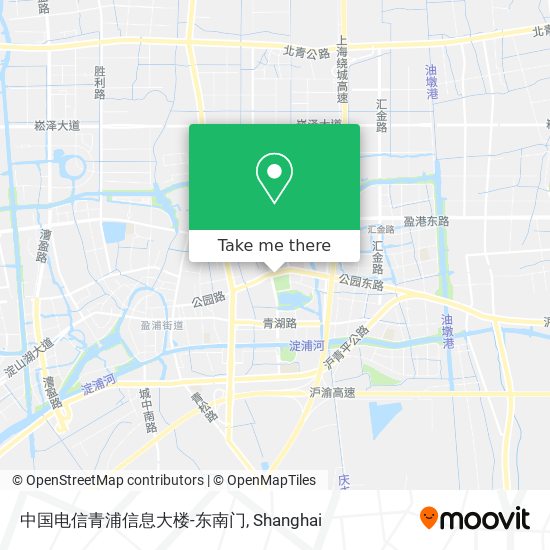 中国电信青浦信息大楼-东南门 map