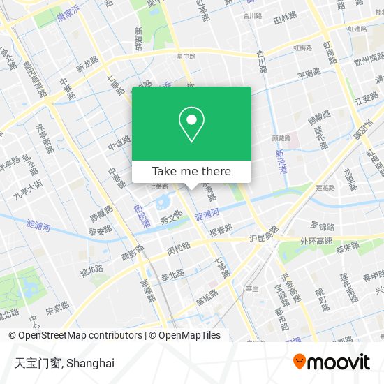 天宝门窗 map