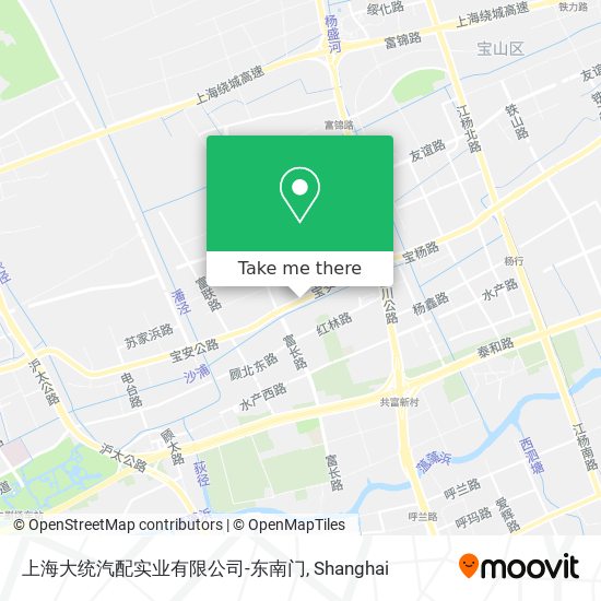 上海大统汽配实业有限公司-东南门 map