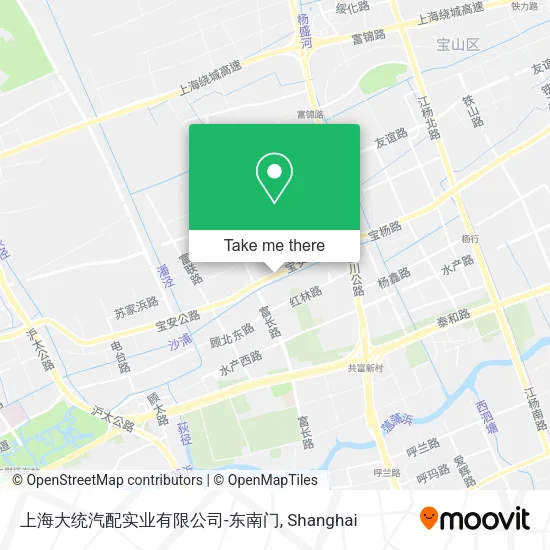 上海大统汽配实业有限公司-东南门 map