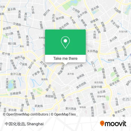 中国化妆品 map