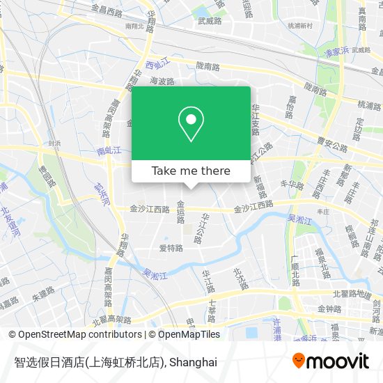 智选假日酒店(上海虹桥北店) map