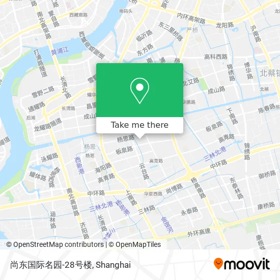 尚东国际名园-28号楼 map