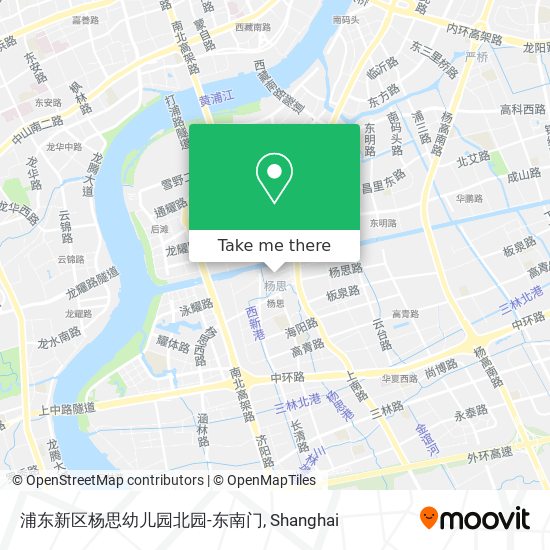 浦东新区杨思幼儿园北园-东南门 map