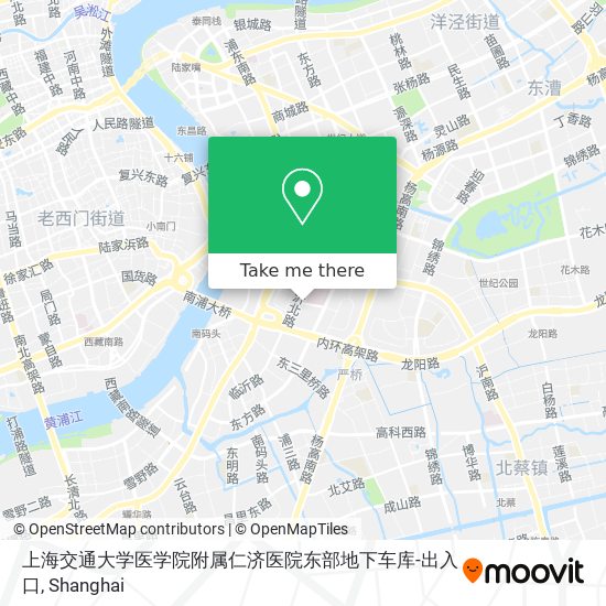 上海交通大学医学院附属仁济医院东部地下车库-出入口 map