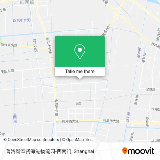 普洛斯奉贤海港物流园-西南门 map