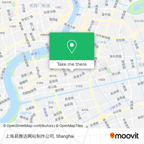 上海易雅达网站制作公司 map