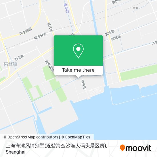 上海海湾风情别墅(近碧海金沙渔人码头景区房) map
