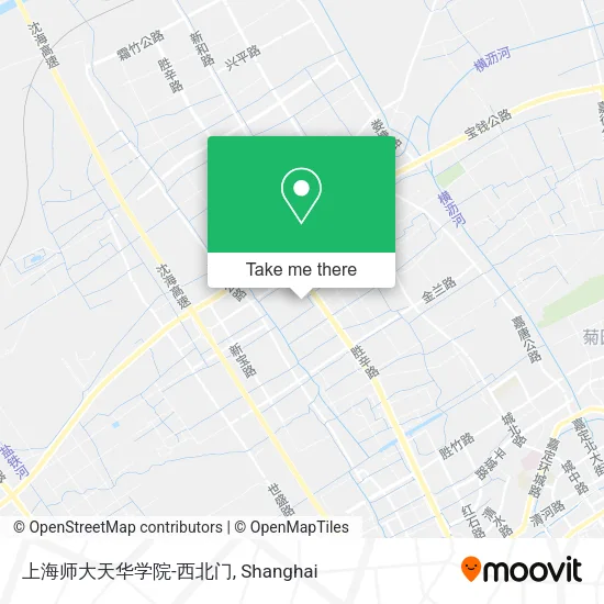 上海师大天华学院-西北门 map