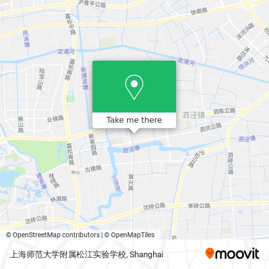 上海师范大学附属松江实验学校 map