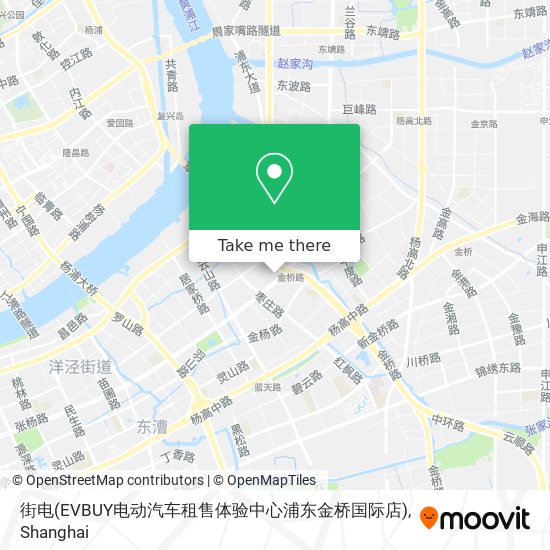 街电(EVBUY电动汽车租售体验中心浦东金桥国际店) map