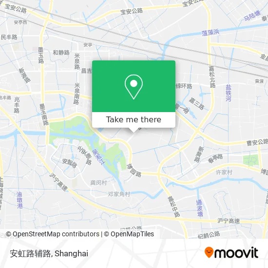 安虹路辅路 map