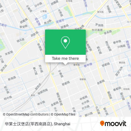 华莱士汉堡店(莘西南路店) map