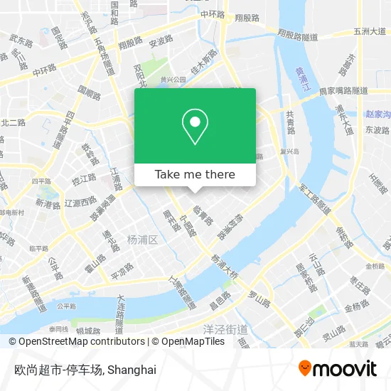 欧尚超市-停车场 map