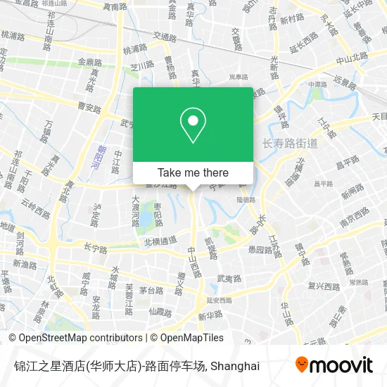锦江之星酒店(华师大店)-路面停车场 map