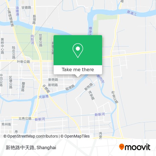 新艳路中天路 map