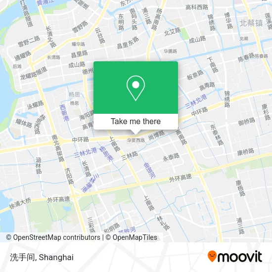 洗手间 map