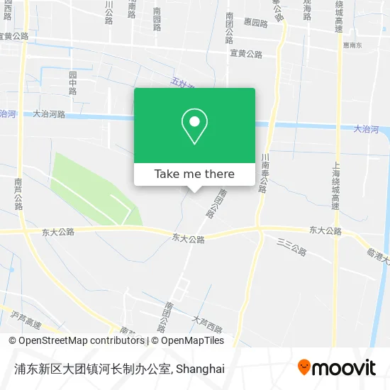 浦东新区大团镇河长制办公室 map