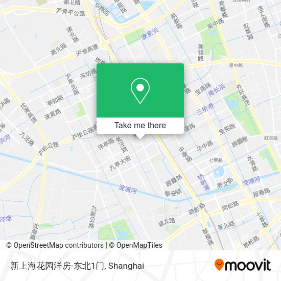 新上海花园洋房-东北1门 map