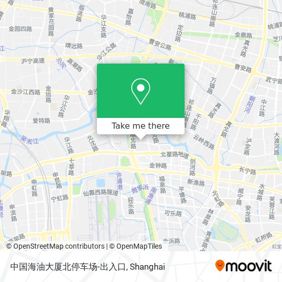 中国海油大厦北停车场-出入口 map