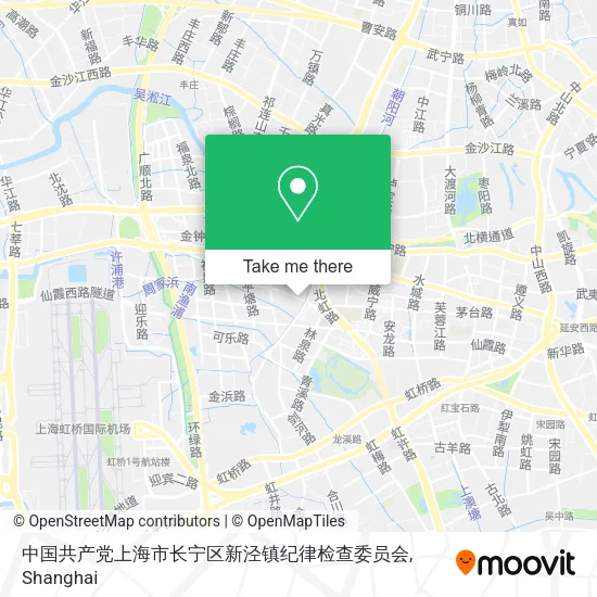 中国共产党上海市长宁区新泾镇纪律检查委员会 map