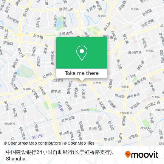 中国建设银行24小时自助银行(长宁虹桥路支行) map