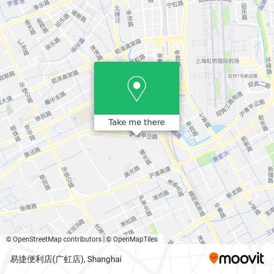 易捷便利店(广虹店) map