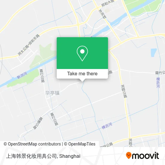 上海韩景化妆用具公司 map