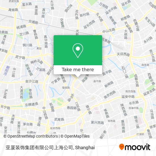 亚厦装饰集团有限公司上海公司 map