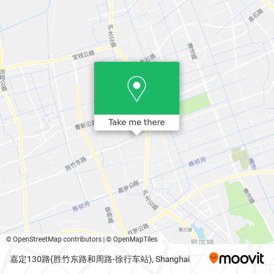 嘉定130路(胜竹东路和周路-徐行车站) map