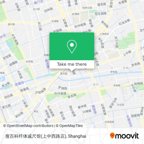 瘦百科纤体减尺馆(上中西路店) map