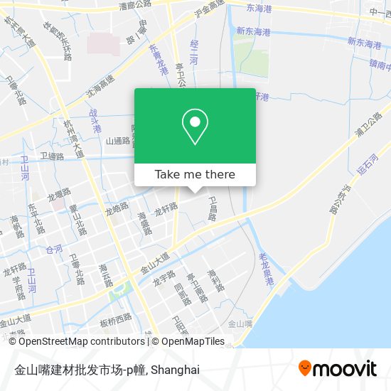 金山嘴建材批发市场-p幢 map