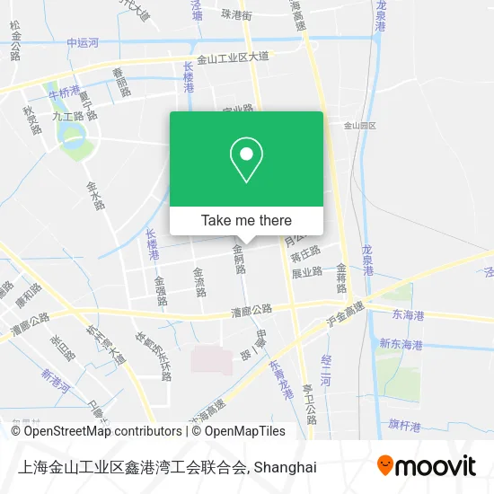 上海金山工业区鑫港湾工会联合会 map