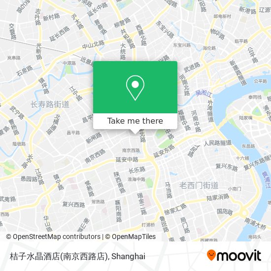 桔子水晶酒店(南京西路店) map