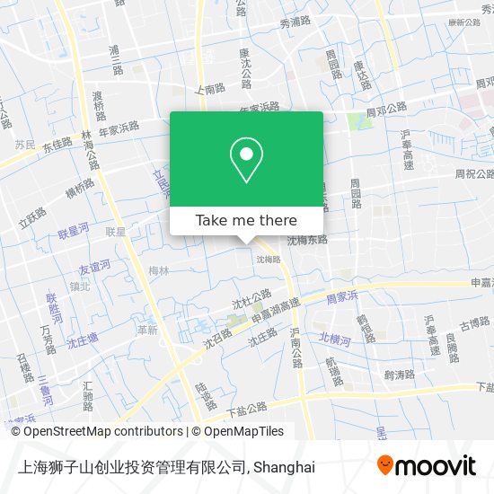 上海狮子山创业投资管理有限公司 map