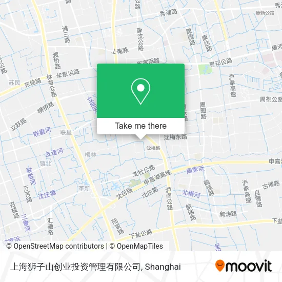 上海狮子山创业投资管理有限公司 map
