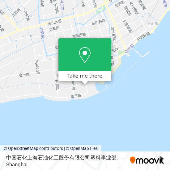 中国石化上海石油化工股份有限公司塑料事业部 map