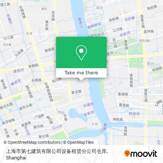 上海市第七建筑有限公司设备租赁分公司仓库 map