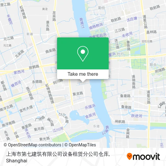 上海市第七建筑有限公司设备租赁分公司仓库 map