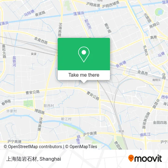 上海陆岩石材 map