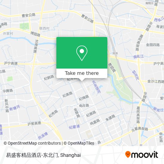 易盛客精品酒店-东北门 map