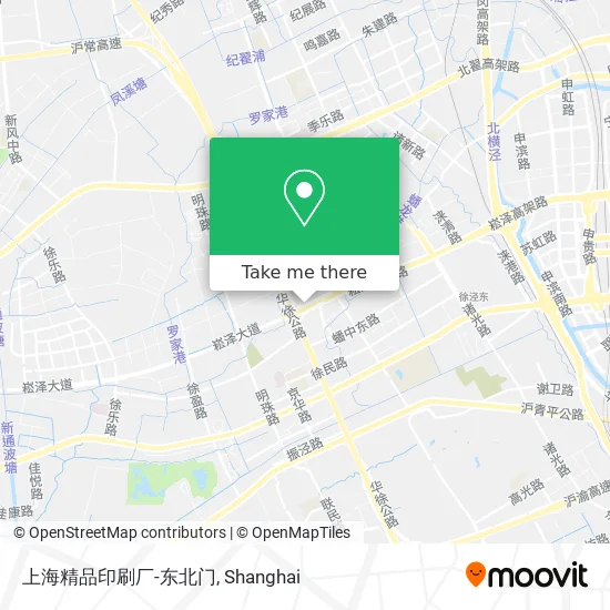 上海精品印刷厂-东北门 map