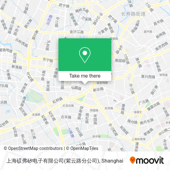上海砹弗矽电子有限公司(紫云路分公司) map