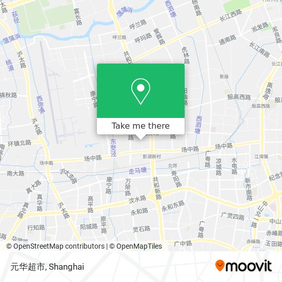 元华超市 map