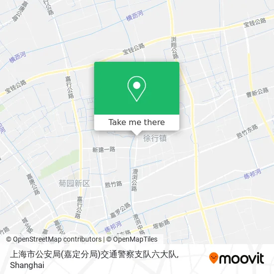 上海市公安局(嘉定分局)交通警察支队六大队 map