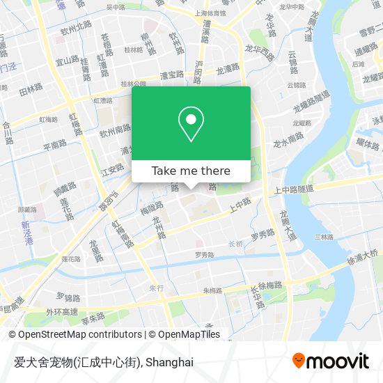 爱犬舍宠物(汇成中心街) map